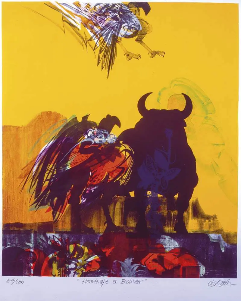 Los dibujos inéditos de Alejandro Obregón en Bogotá pintura, Alejandro Obregón, homenaje de Bolívar