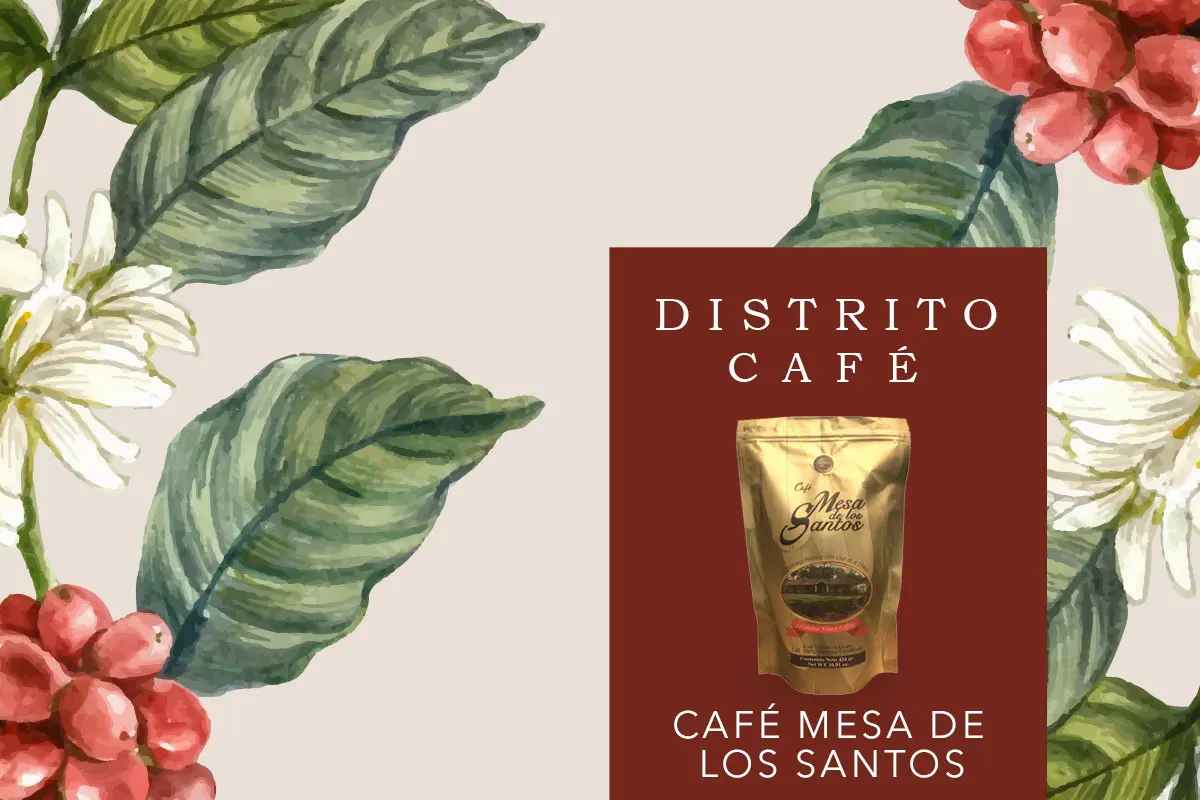 Café mesa de los santos