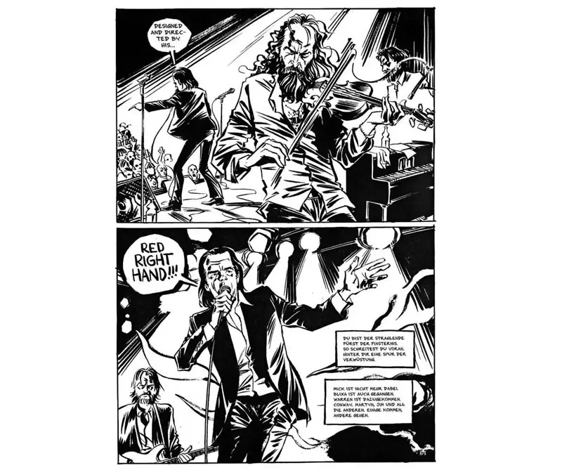 "mercy on me", la novela gráfica sobre la vida de nick cave