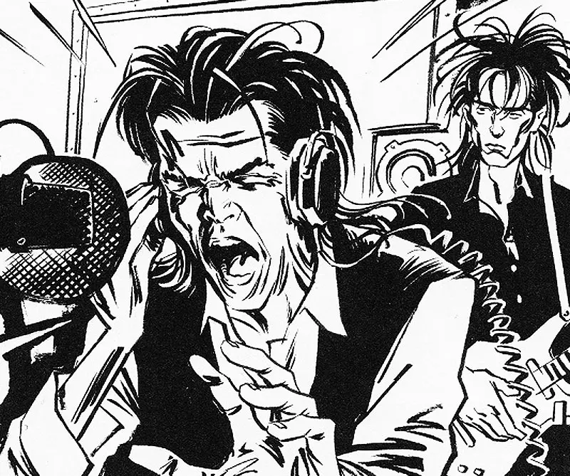 "mercy on me", la novela gráfica sobre la vida de nick cave