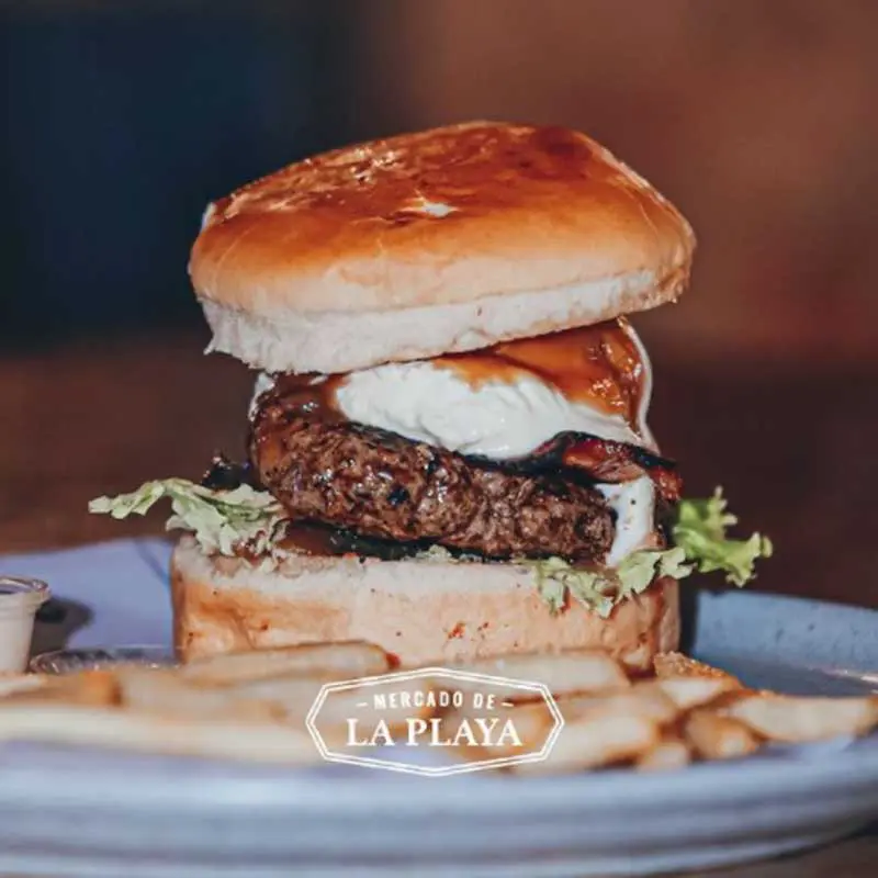 La playa, hamburguesas de colombia