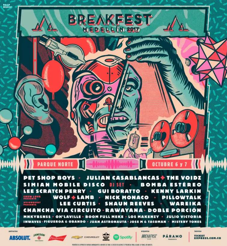 Pet Shop Boys y Julian Casablancas estarán presentes en el Breakfest 2017