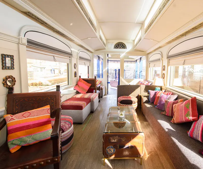 Así es viajar en el tren más lujoso de Sudamérica