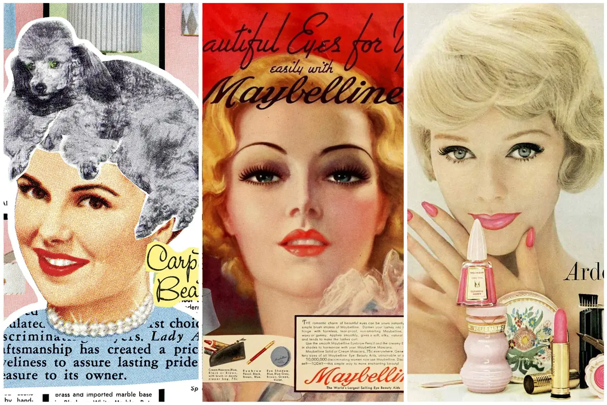 maquillaje de los años 60