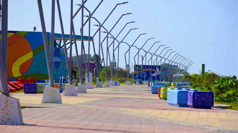 Malecón, costa caribe