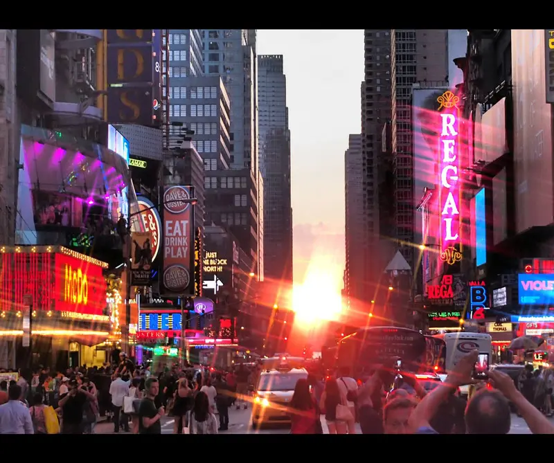 Manhattanhenge, el atardecer más increíble de nueva york Manhattanhenge, el atardecer más increíble de nueva york