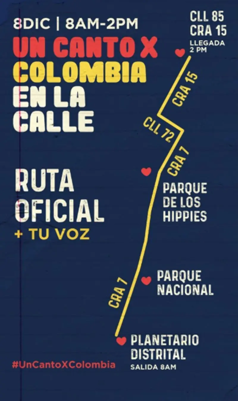 ¡El concierto del Paro Nacional ahora será en la calle! 18 artistas confirmados