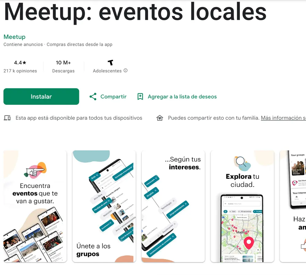 conocer gente, aplicaciones