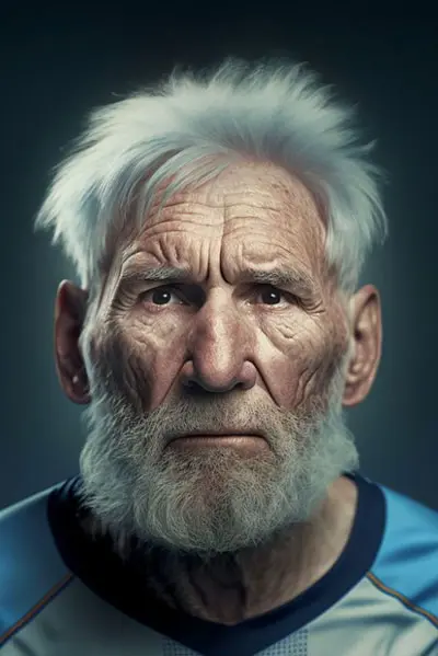 Galería Diners: ¿Cómo lucirían los futbolistas de talla mundial con 80 años?