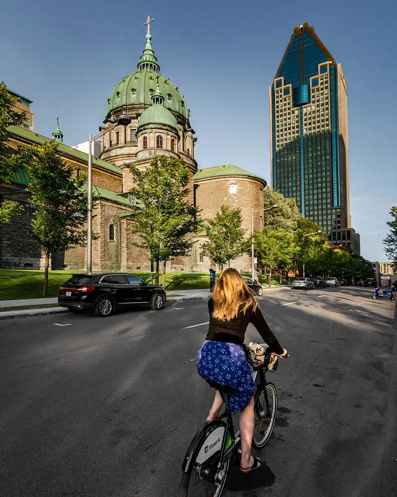 Montreal, un recorrido otoñal en canadá Bicicleta montreal