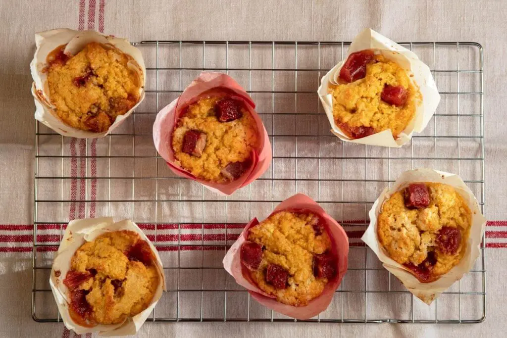 La receta original de muffins de bocadillo y harina de maíz