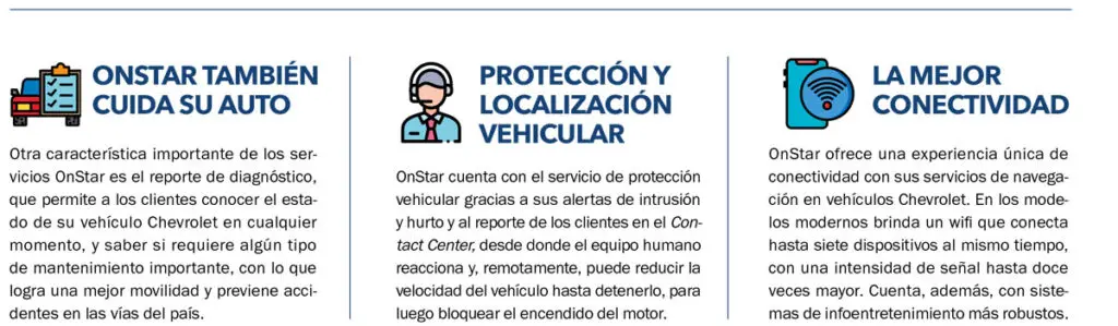OnStar, seguridad en el camino de los conductores Chevrolet OnStar, seguridad en el camino de los conductores Chevrolet
