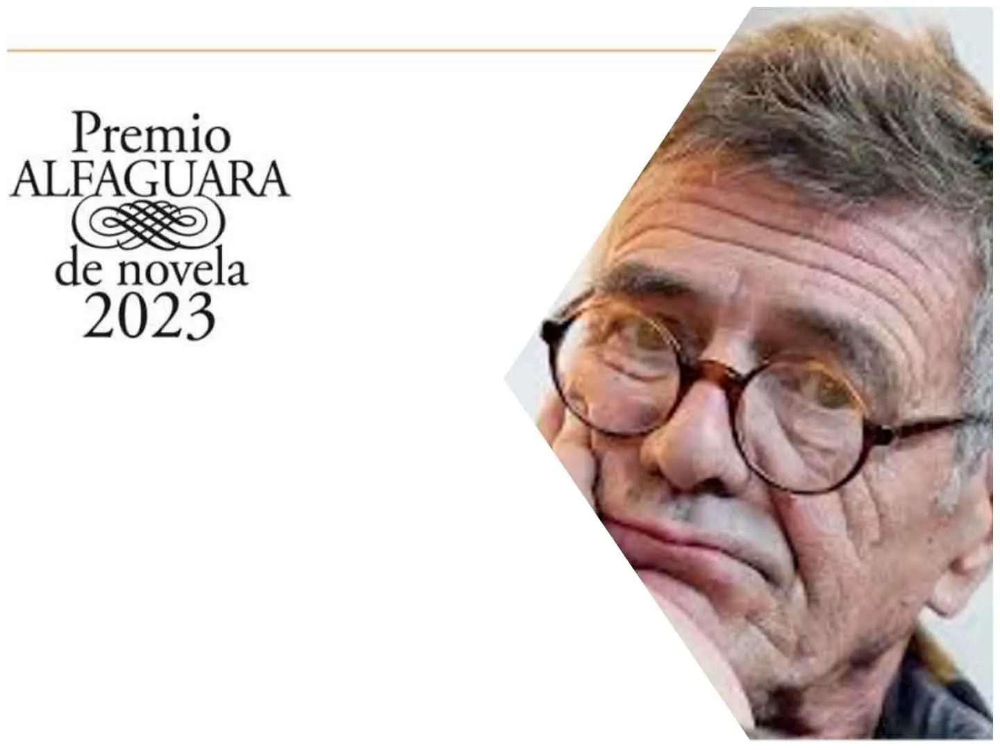 Guillermo Saccomanno, ganador del Premio Alfaguara 2025.