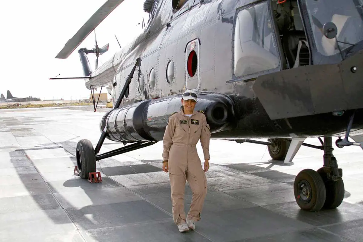 Helicóptero en Afganistán