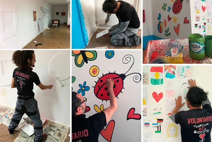“dibujos por sonrisas”, un proyecto para ayudar los refugiados del mundo