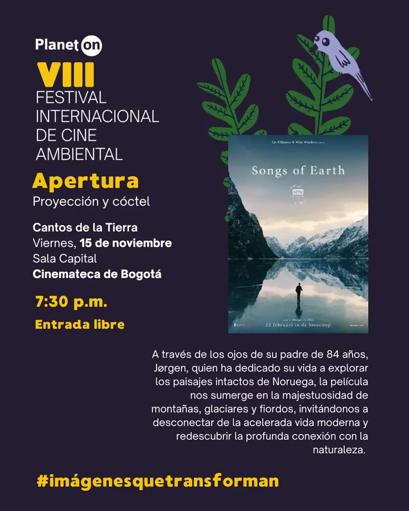 Cinco películas para disfrutar en planet on, el festival de cine medioambiental de bogotá