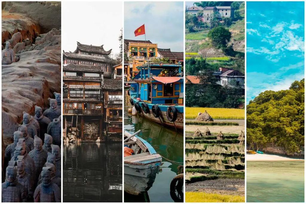 Lugares en asia