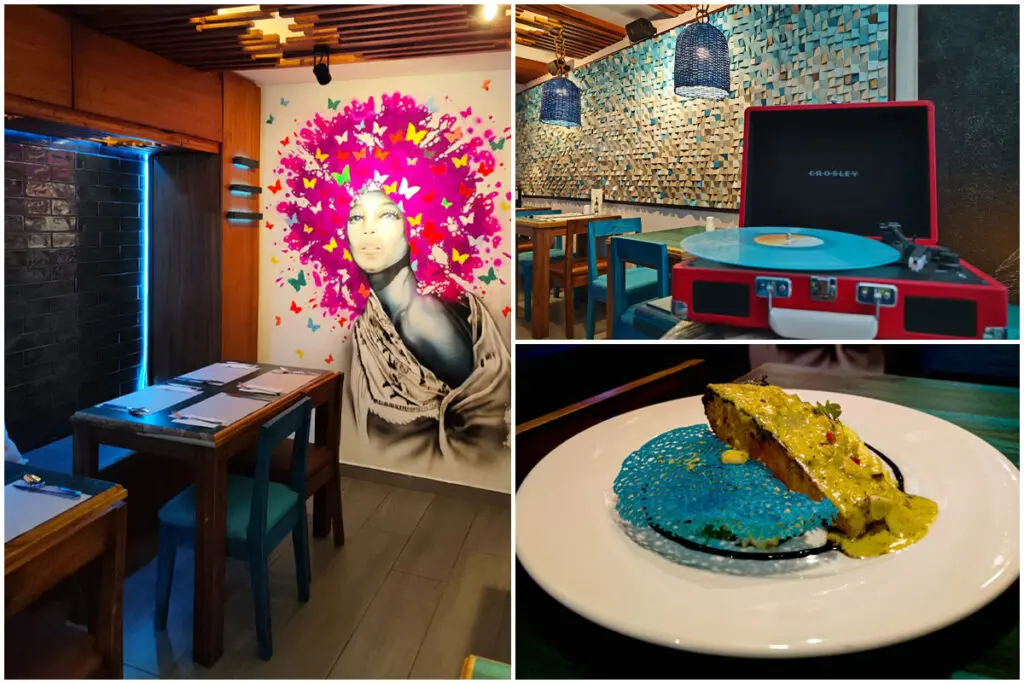 Azul clarito, un restaurante con influencias de alta cocina Azul clarito
