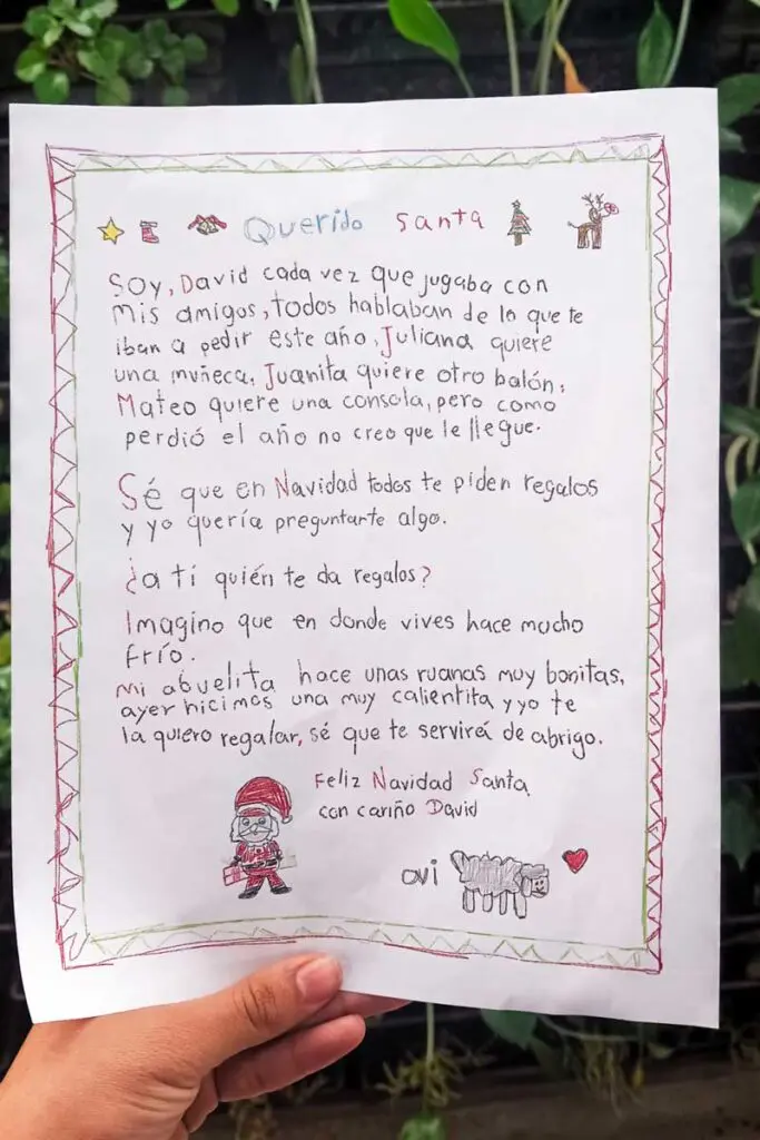 “¿A ti quién te da regalos?”, la razón detrás de la emotiva carta del niño boyacense