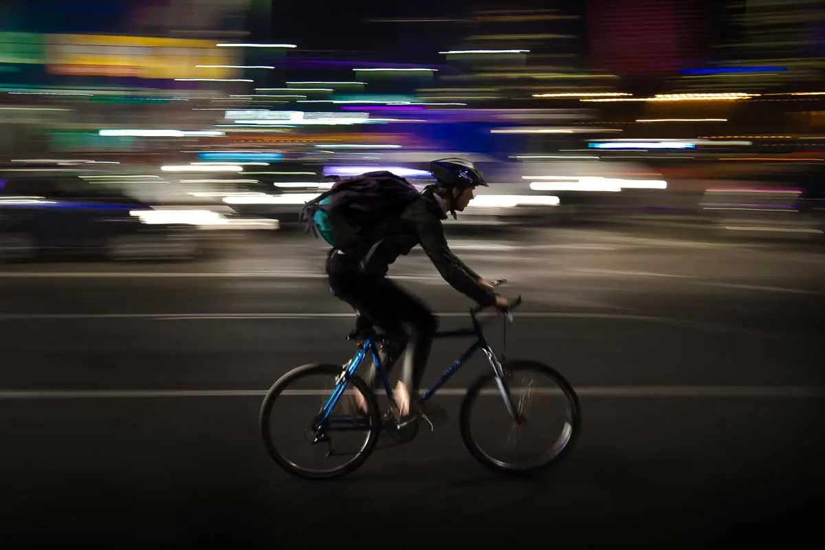 ciclovía nocturna, Bogotá