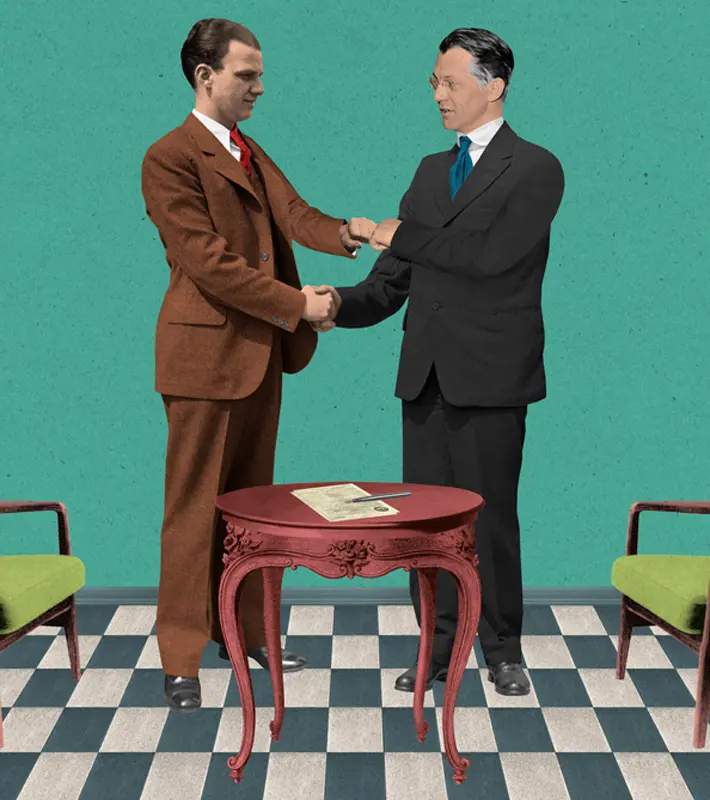 negocio con un amigo