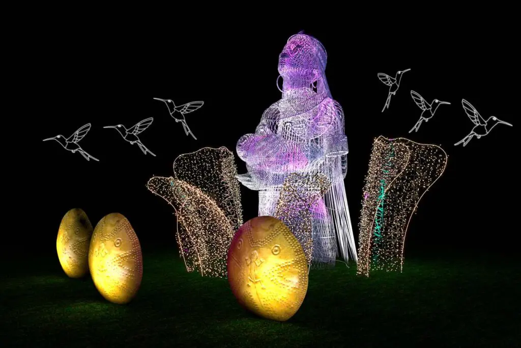 Festival de luces, jardín botánico de bogotá
