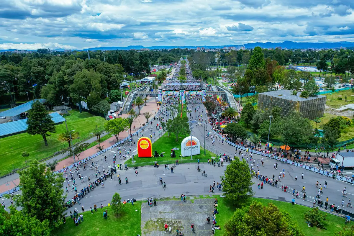 media maratón de Bogotá