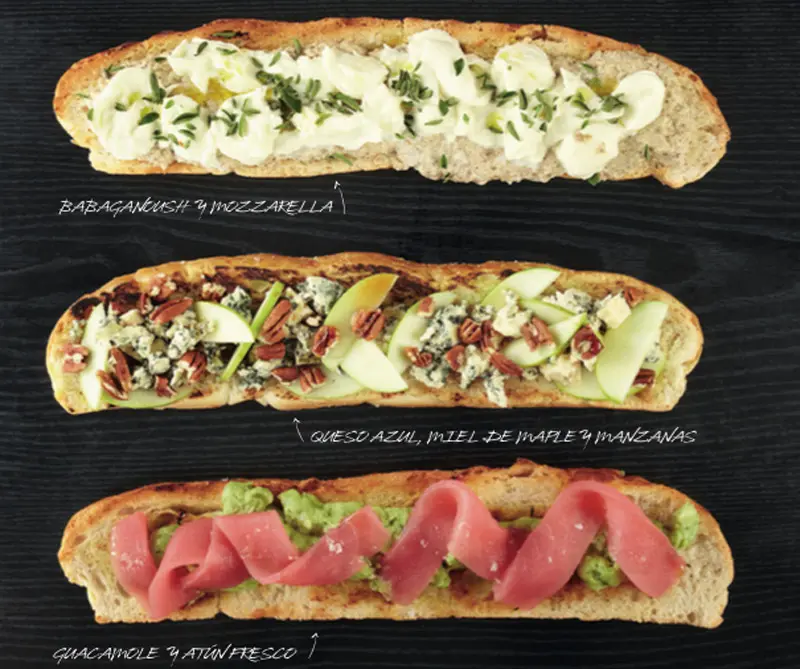 Siete recetas de tartas y bruschettas Siete recetas de tartas y bruschettas