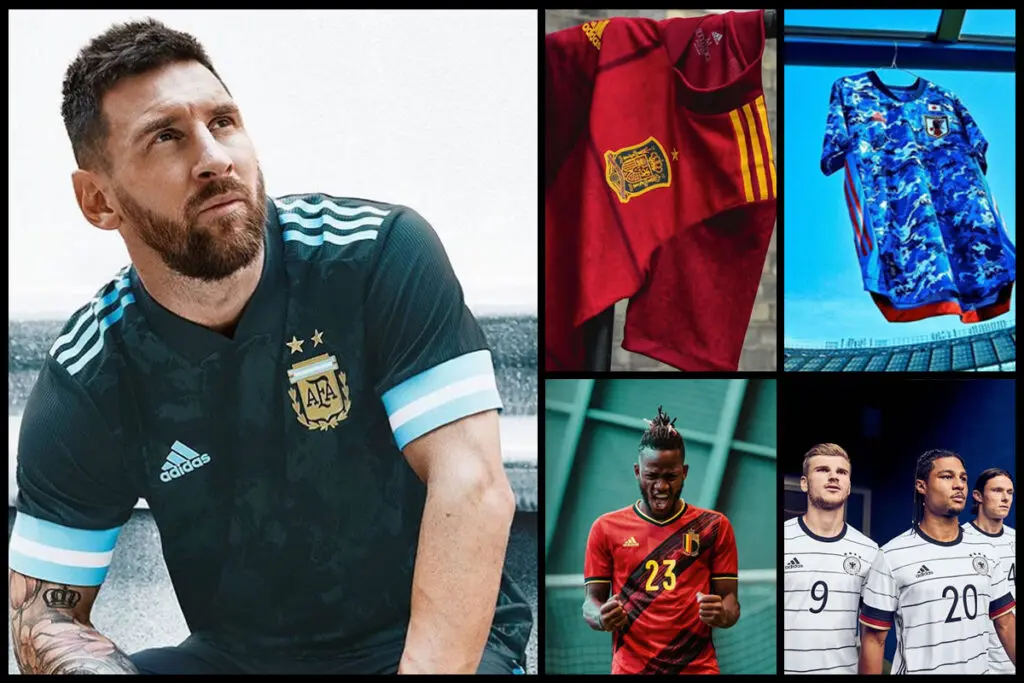 Galería: estas son las nuevas camisetas de las selecciones nacionales de fútbol