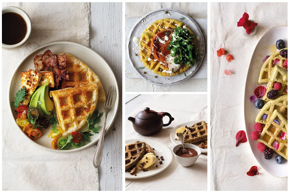 Waffles de pan de yuca