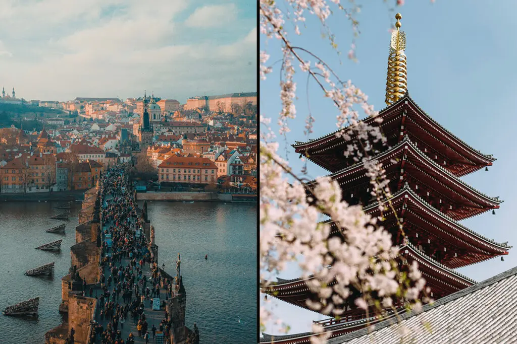 Praga y tokio: dos destinos recomendados Praga y tokio: dos destinos recomendados