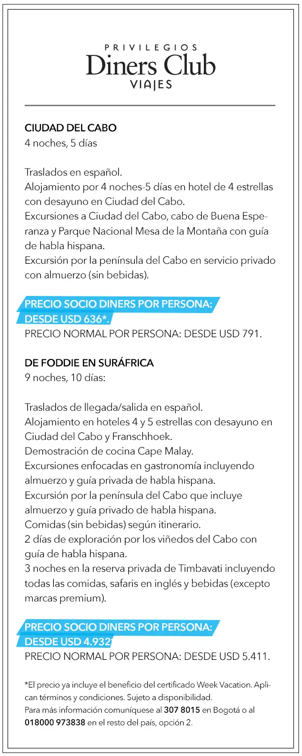 Ciudad del Cabo, inolvidable Ciudad del Cabo, inolvidable