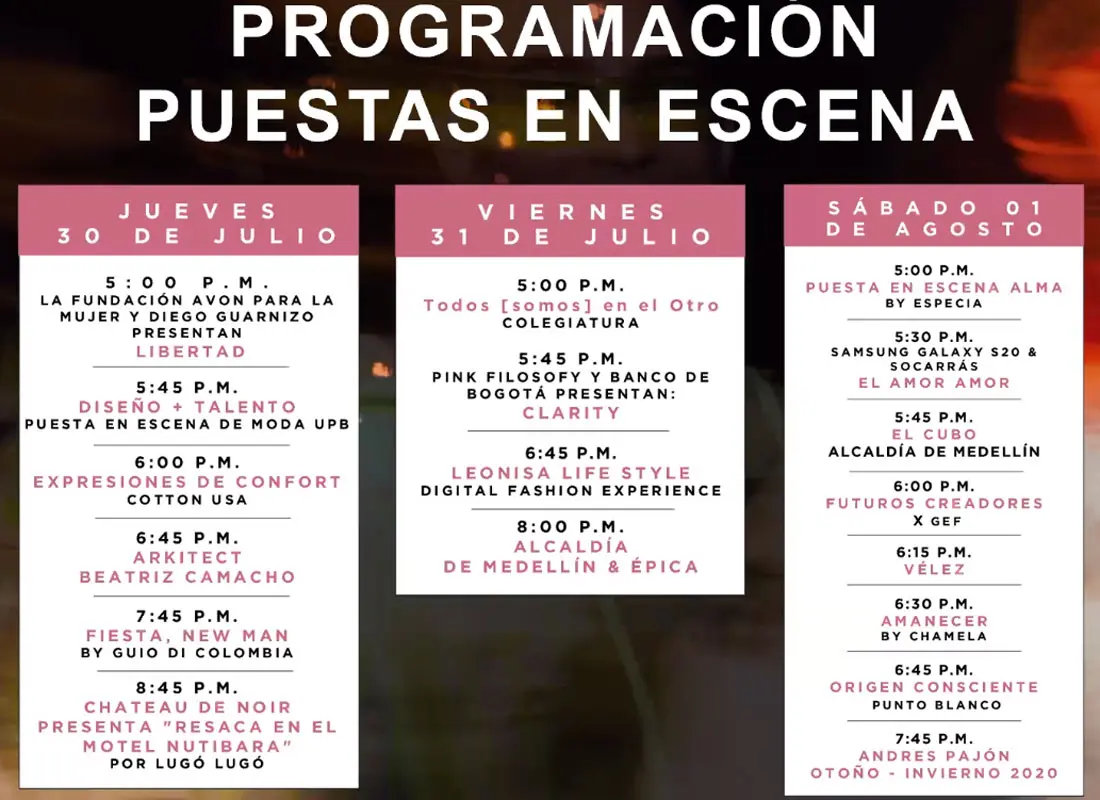 Todo lo que debe saber de la semana digital de Colombiamoda 2020 Colombiamoda 2020