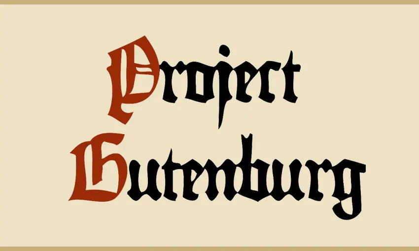 Proyecto Gutenberg, descargar libros gratis