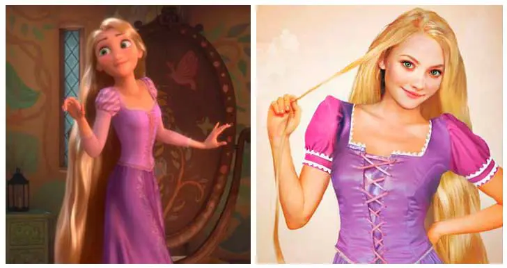 Rapunzel de enredados. Princesa de disney