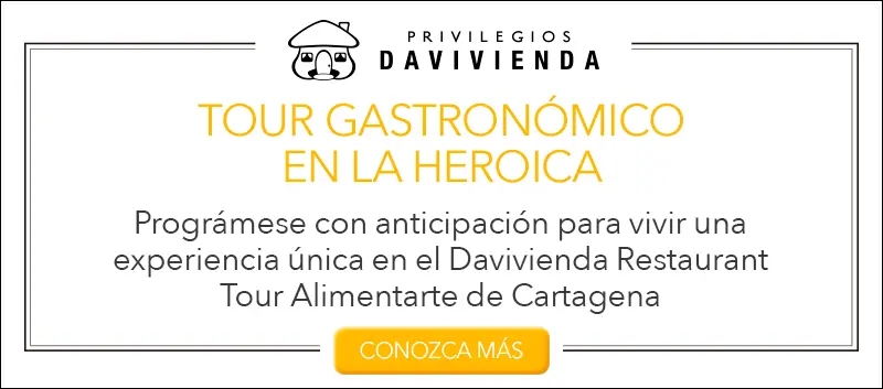 El davivienda restaurant tour llega a cartagena