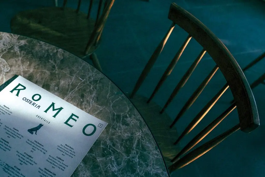 Romero Osteria, restaurante de comida italiana