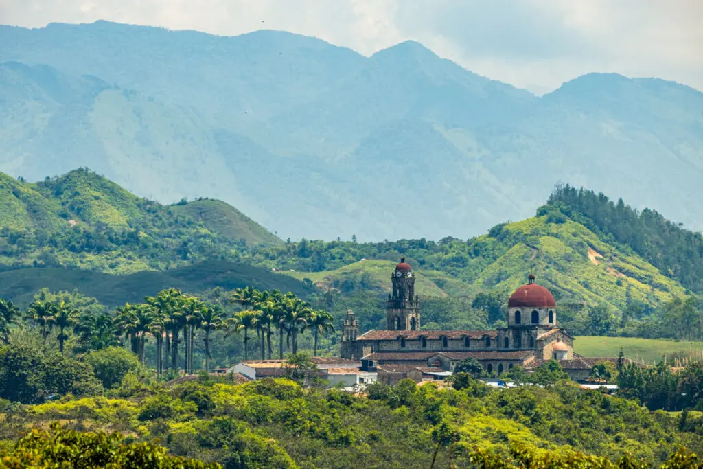 Pueblo de guadalupe en santander colombia.