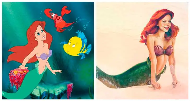 Ariel de la sirenita, princesas de disney