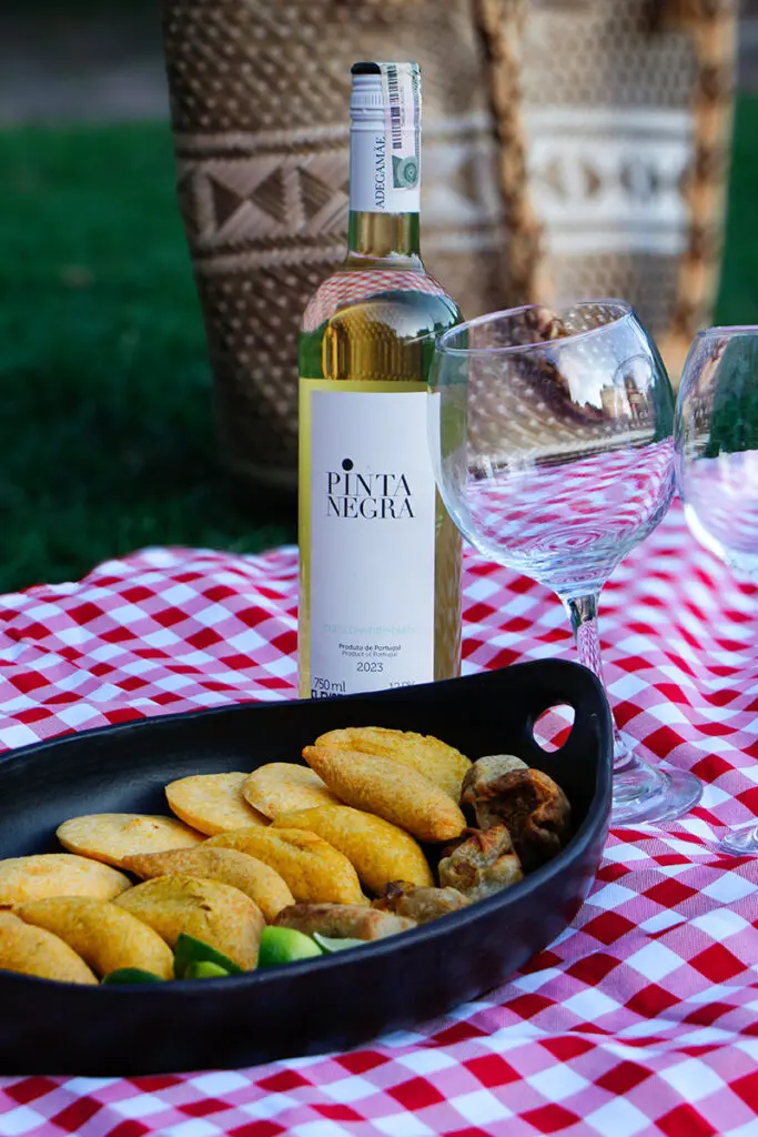 empanada y vino, maridaje