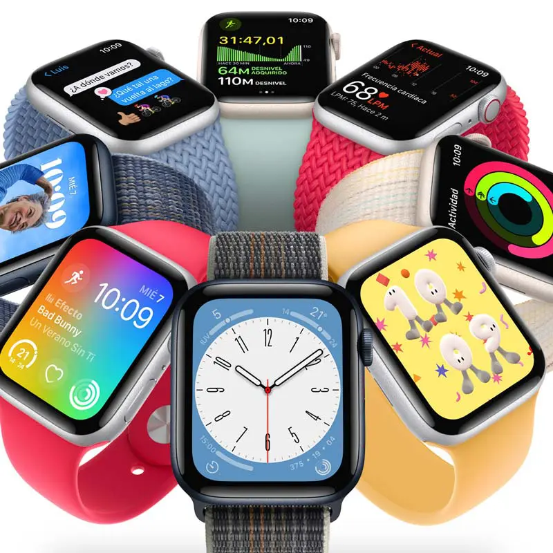 ¿relojes o bandas inteligentes? 7 opciones que marcan tendencia en 2023 Apple, relojes o bandas