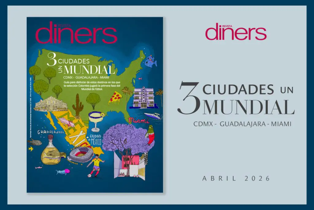 Ya llegó la nueva edición de la revista diners y trae de portada las tres ciudades donde la selección colombia va a jugar los primeros partidos del mundial Ya llegó la nueva edición de la revista diners y trae de portada las tres ciudades donde la selección colombia va a jugar los primeros partidos del mundial