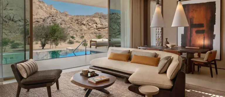 Los mejores hoteles del mundo: desert rock en arabia saudí.