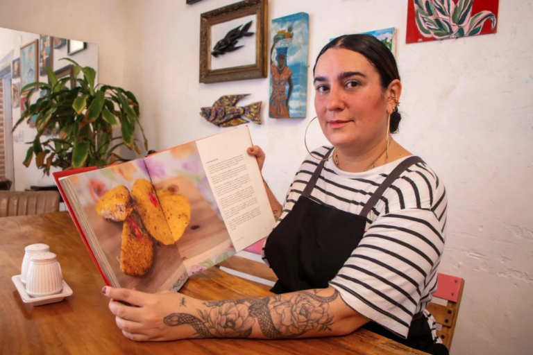 Ajá Chechi llevó la arepa de huevo de maíz negro y el kibbe a la competencia gastronómica GastroAntep, celebrada en Gaziantep, Turquía.