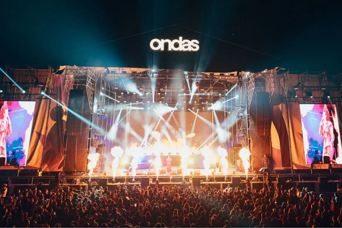 El escenario del Festival Ondas en Bogotá 2026 Parque Simón Bolívar