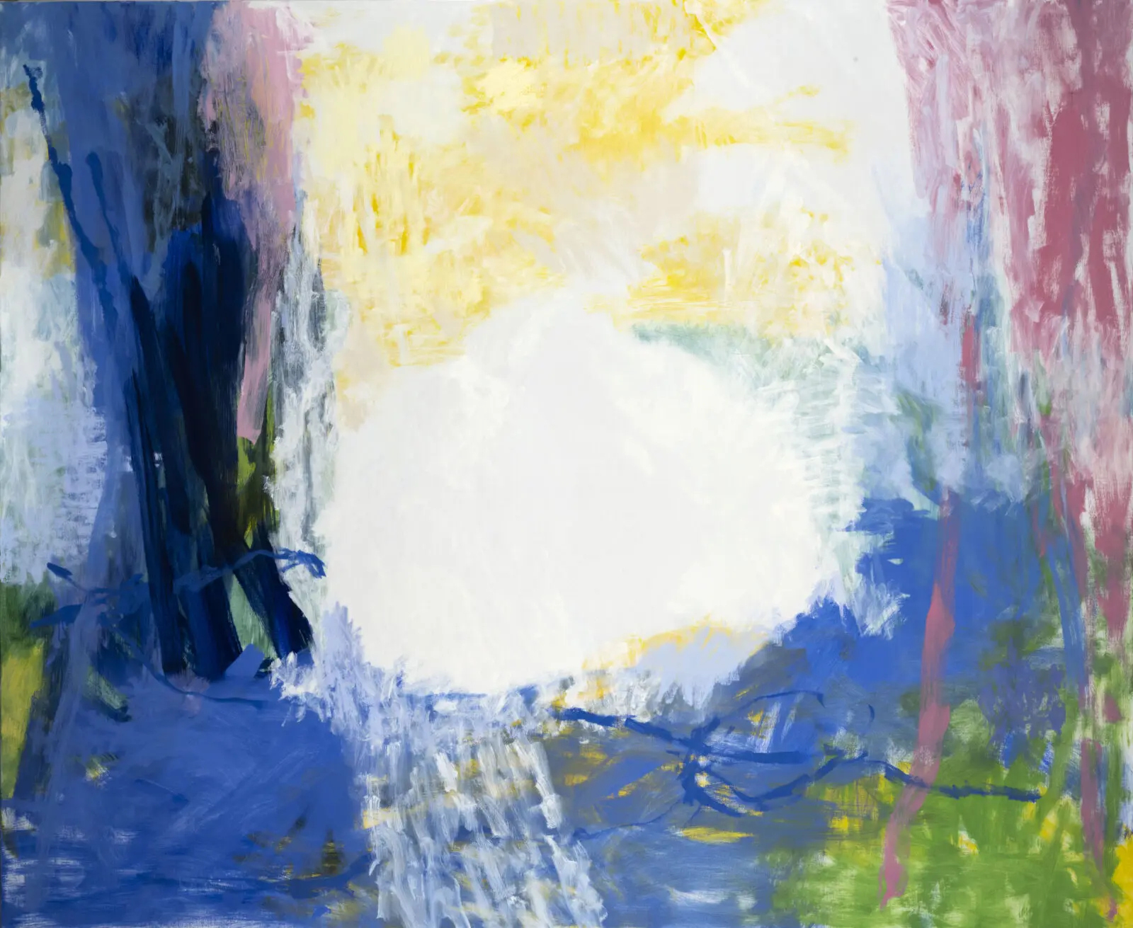 Las obras de la artista Lorenza Panero trabajan la luz, el color, en distintos formatos y materiales.