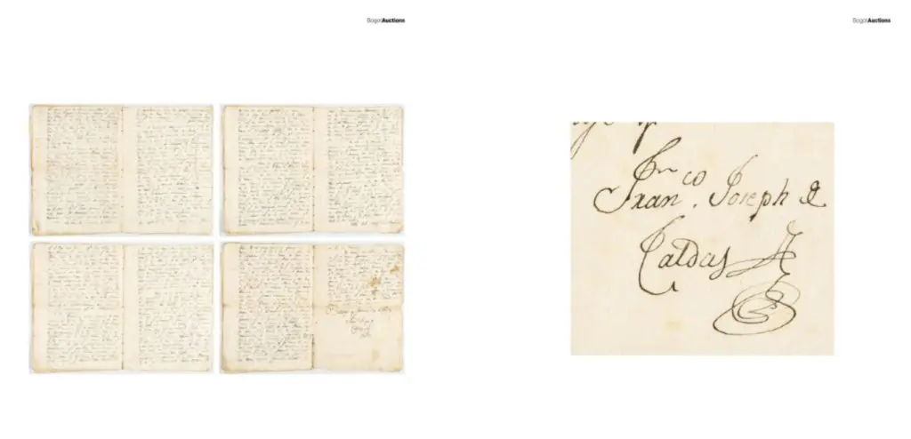 Tras 175 años en las sombras: el manuscrito perdido de Francisco José de Caldas reaparece y se subasta en Bogotá