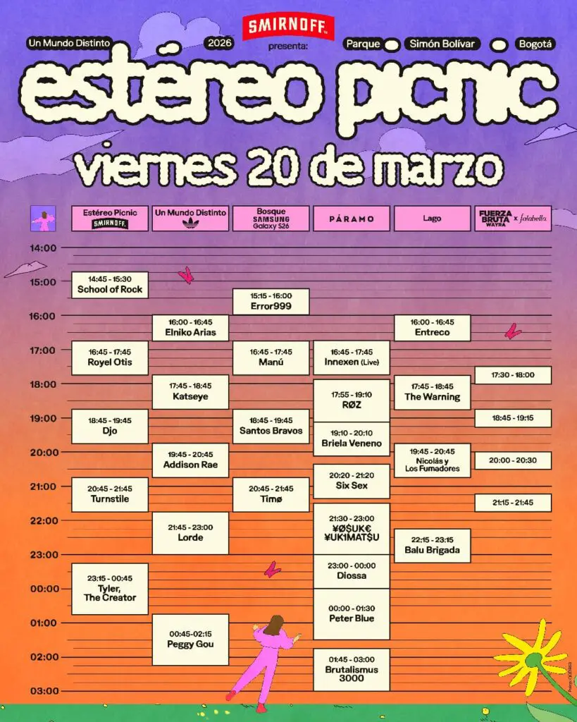 Estéreo Picnic 2026: experiencias que transforman la música en celebración Estéreo Picnic 2026: experiencias que transforman la música en celebración