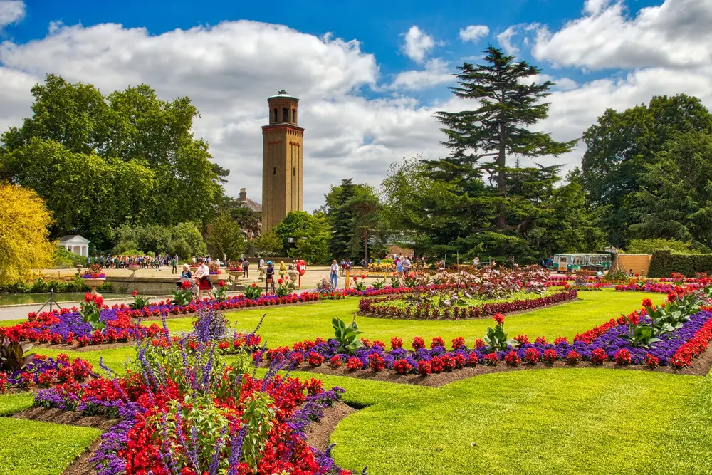 El jardín botánico real en londres