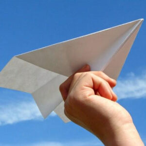 Un avioncito de papel
